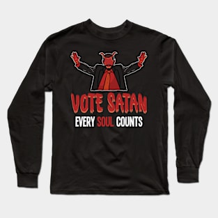 Vote Satan - For the dark side Long Sleeve T-Shirt